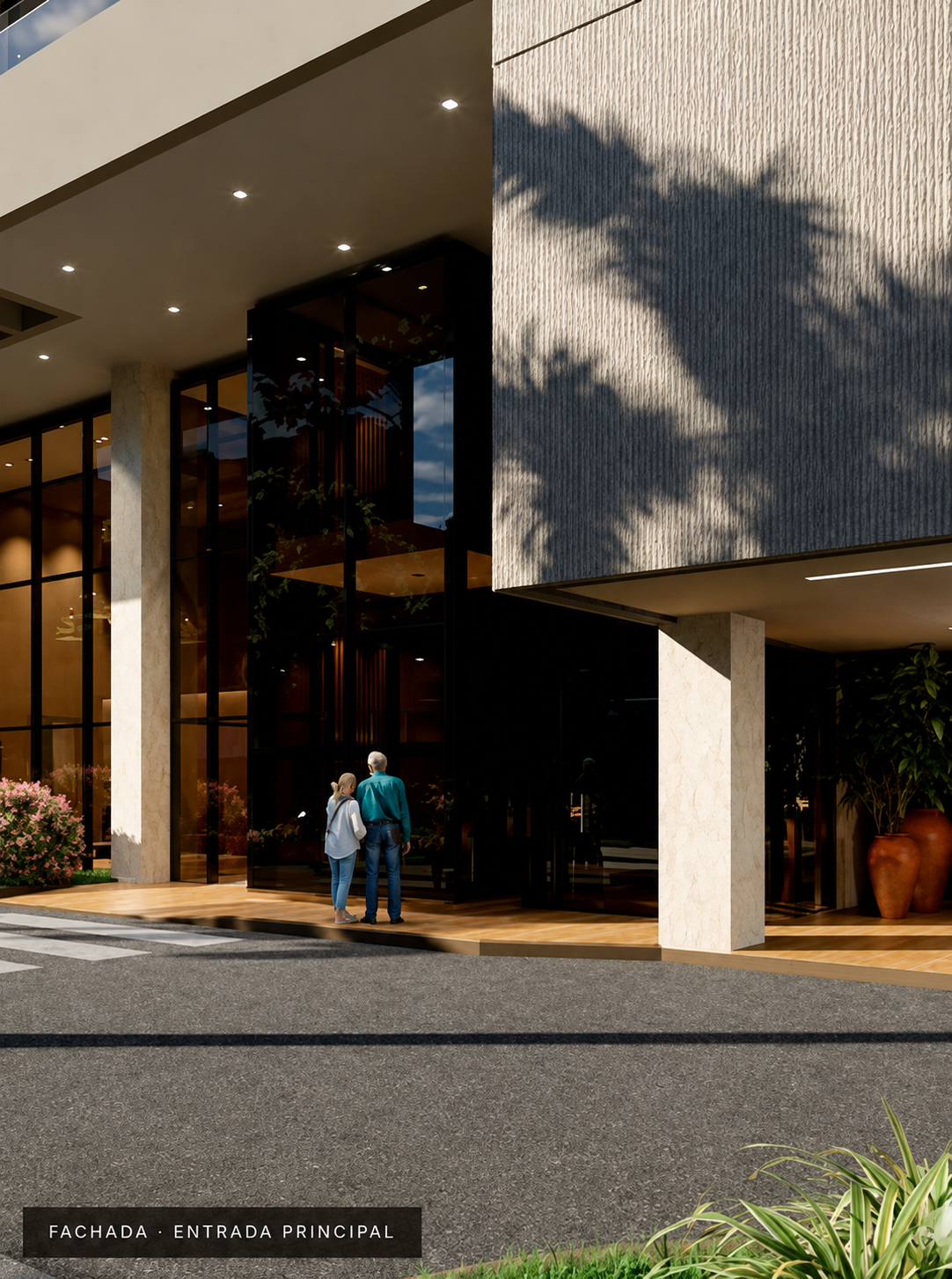 Hall e entrada principal do AMANI Comfort Home